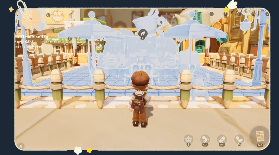 Official Animula Nook Steam media showing a building area in a miniature home setting.
